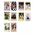 Zestaw 4w1 Futerał Album Etui BOX Naklejki Zdjęcia do Fuji Instax Mini 41 / Brązowy
