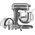 Kitchenaid 5KSM70SHXEMS Artisan Küchenmaschine 6,6L Medallion Silber