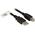 Kabel USB EFB USB-A - USB-B 1 m Czarny (K5256SW.1)
