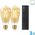 WiZ WiZ,ST64 Edison,7W,2000-5000,ST64,E27,2 pcs lightsource + 1 remote controller