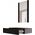 Triton Toaletka z lustrem PAFOS 80x41,6x100 czarny mat