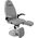 Azzurro FOTEL PODOLOGICZNY HYDRAULICZNY AZZURRO 713A SZARY