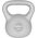 Kettlebell bitumiczny 22 kg szary REBEL ACTIVE