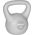 Kettlebell bitumiczny 6 kg szary REBEL ACTIVE