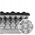 NC17105 MATA KEMPINGOWA DO SIEDZENIA Z PODBICIEM ALUMINIOWYM +IXPE 40 CM CZARNA NILS CAMP