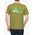 T-shirt z nadrukiem Patagonia Berm Logo Responsibili-Tee - graze green, rozmiar: S