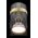 Spotlight GLOBO TRABBY, 1xGU10 max 1x8W, black glass, smoked glass, 7x9.6x12.5cm