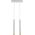 Lampa wisząca Sigma Minimalistyczna lampa wisząca Sopel Grand 33387 hol biała złota