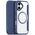 Etui Dux Ducis Skin X Pro na iPhone 17 z portfelem, kompatybilne z MagSafe – niebieskie