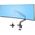 StarTech H1M1AG1-MONITOR-ARM uchwyt / stojak do monitorów 124,5 cm (49") Biurko Czarny