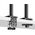 StarTech H1M1AG1-MONITOR-ARM uchwyt / stojak do monitorów 124,5 cm (49") Biurko Czarny