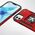Wozinsky Wozinsky Ring Armor etui iPhone 14 pancerny pokrowiec uchwyt magnetyczny ring czerwone