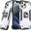 Wozinsky Wozinsky Ring Armor pancerne hybrydowe etui pokrowiec + magnetyczny uchwyt iPhone 13 Pro Max srebrny