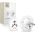 TECH-PROTECT UNIVERSAL TRAVEL ADAPTER FROM EU WHITE