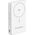 Powerbank Wozinsky WLWP-10KA0Y3WS 22,5W PD Qi2 10000 mAh, z podstawką, 1x USB-A, 1x USB-C - biały