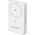 Powerbank Wozinsky WLWP-10KA0Y3WS 22,5W PD Qi2 10000 mAh, z podstawką, 1x USB-A, 1x USB-C - biały