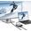 Adapter Tech-Protect HB08 HUB 4in1 USB-C, USB-A 2.0, 2xHDMI 4K 60Hz Space Grey
