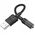 HOCO adapter AUX USB A do Jack 3,5mm (żeński) Spirit LS37 czany