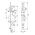 Ileidziama spyna THIRARD, 25 x 85 metalinems durims, 493272
