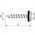 Savisriegiai GUNNEBO, 4,8 x 50 mm, 100 vnt., ZN Cinkuoti, su tarpine, rudos spalvos RAL8017