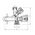 Prietaisinis kombinuotas ventilis FERRO, 1/2" x 1/2" x 3/4", CF5105