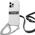 Guess Guess GUHCP13LKC4GBSI iPhone 13 Pro / 13 6,1" Transparent hardcase 4G Grey Strap Silver Chain