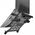 F160-FP Podwójny Ergonomiczny uchwyt biurkowy do laptopa i monitora Regulacja 3D