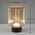 Table LED lamp REALITY LORD 1.5W 3000K 100lm rechargeable black/gold O13x19cm