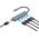 PLATINET MEDIA HUB USB-C TO 4X USB-A 3.2 GEN1 + 1X USB-C PD 100W 5IN1 ALUMINIUM [46235]