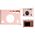 Futerał Etui Pokrowiec Case Silikon Fuji Fujifilm Instax Mini Evo / Różowy