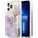 Guess Guess GUHCP13XLFLSU iPhone 13 Pro Max 6,7" fioletowy/purple hardcase Flower Liquid Glitter