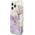 Guess Guess GUHCP13XLFLSU iPhone 13 Pro Max 6,7" fioletowy/purple hardcase Flower Liquid Glitter