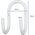 VivoLink Wall Cable Organizer white