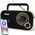 77-542# Radio przenośne analogowe am/fm blow ra12 czarno-złote