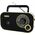 77-542# Radio przenośne analogowe am/fm blow ra12 czarno-złote