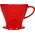 Melitta Melitta porcelanowy dripper do kawy 1x4 - Czerwony