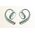 Bezprzewodowe słuchawki Clip-on QCY Crossky R70 Bluetooth 6.0 (zielone)