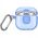 Etui UNIQ Glase Pro do Apple AirPods 4 Lock Case niebieski