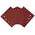 Papiery ścierne na rzep, kwadrat 113 x 113 mm, P80, 5 szt., z 8 otworami do 04-623