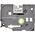 Brother Brother | TZe-121 Laminated Tape | Juodas on Clear | TZe | 8 m | 9 cm