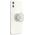 PopSockets Clear Glitter Silver, Grip, Silver, Translucent, Universal, Anything with a smooth hard plastic case, 1 pc(s), 38.8 mm