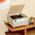 Victrola Century 6-in-1 music center, natural