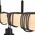 Wall lamp EGLO MARYWELL, E27, 1x40W, black/brown, 8.7x32.4x30