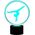 ATL ZD98F Lampka nocna gimnastyka 3d led