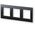 Homematic IP Glasrahmen   3-fach, schwarz