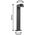 Oprawa ogrodowa CAPEA LED 6W 450lm 2200K 500mm IP44 230V antracyt  aluminium