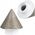 WAART DIAMOND CUTTER CONICAL 2-38mm x M14