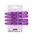 SISTER YOUNG_Lara Hairdressing Clips Set klipsy fryzierskie do włosów Violet 4szt