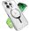 Speck Speck Gemshell Grip + MagSafe - Etui do iPhone 15 Pro (Clear / Chrome Finish)