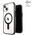 Speck Etui Speck Presidio Perfect-Clear ClickLock&Magsafe - iPhone 15 przezroczyste - czarna ramka